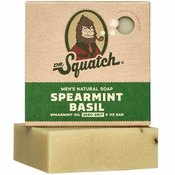 Dr. Squatch Spearmint Basil Scent Bar Soap 5 oz WH-BAR-SBS-01